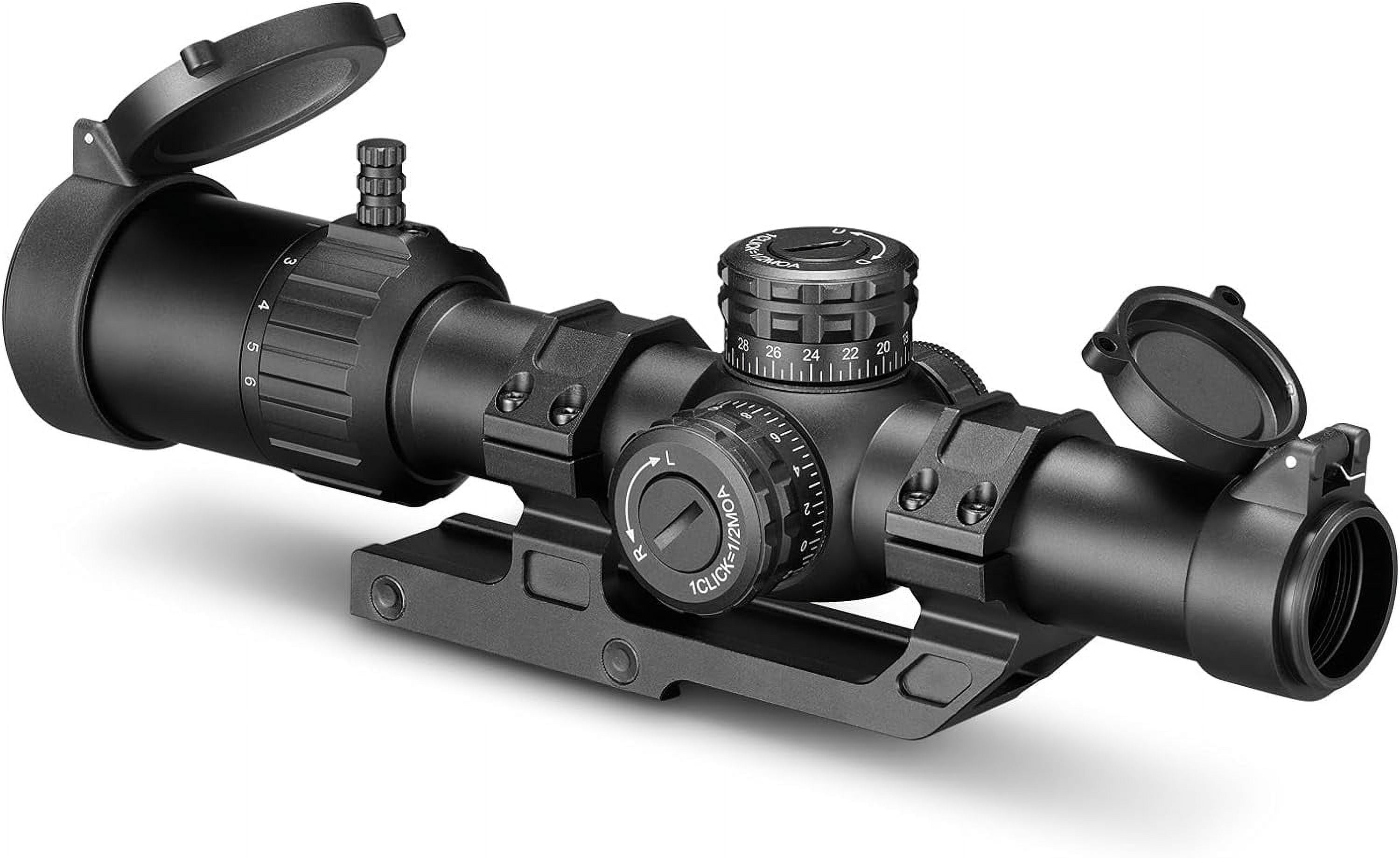 CVLIFE EagleTalon 1-6x24 LPVO Scope with 30mm Cantilever Mount ...