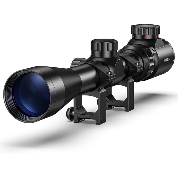 CVLIFE Illuminated Optical Scope 3-9x40 with 20mm Mounts