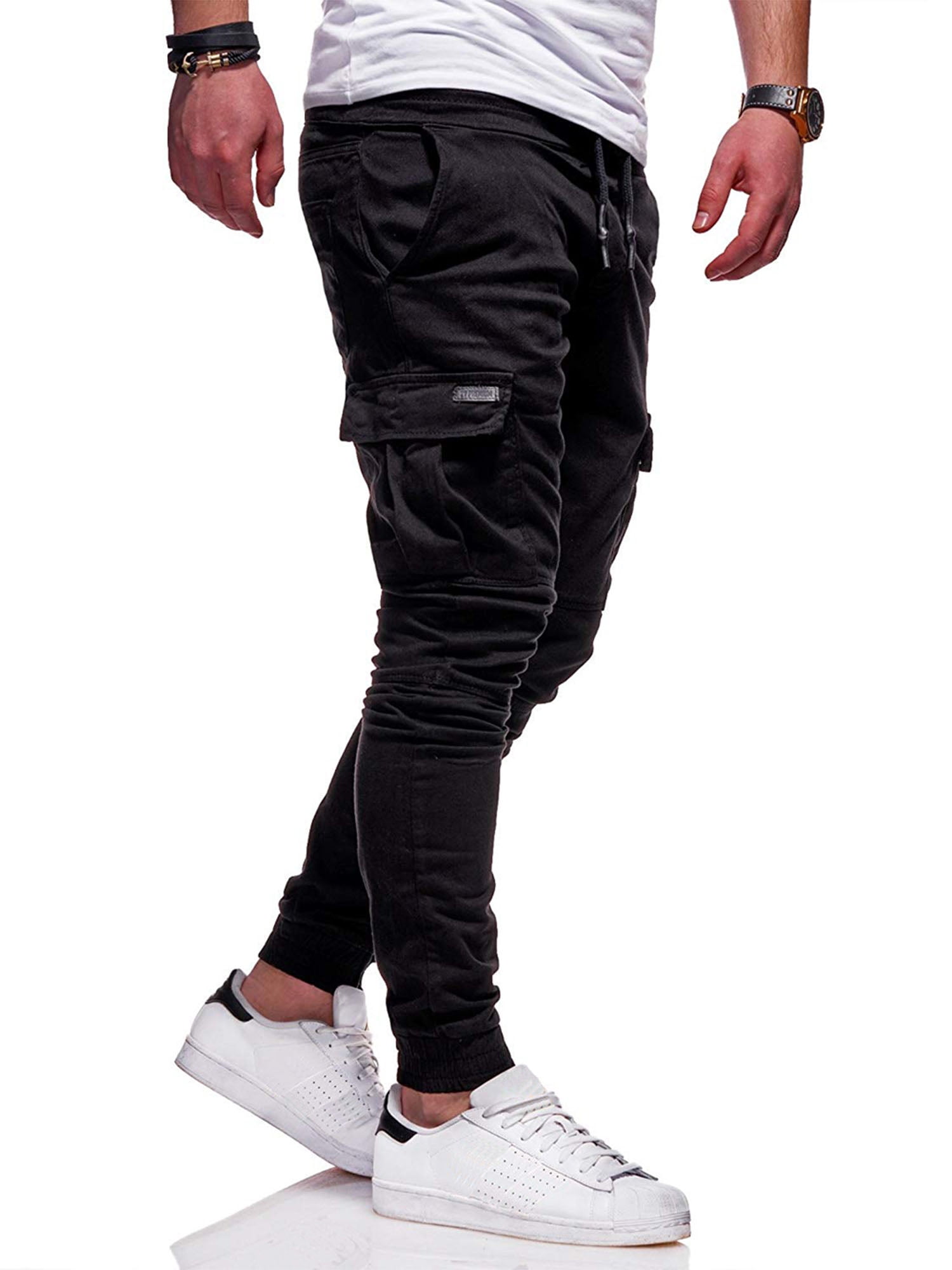 Buy Dennis Lingo Charcoal Grey Slim Fit Cargos for Mens Online @ Tata CLiQ
