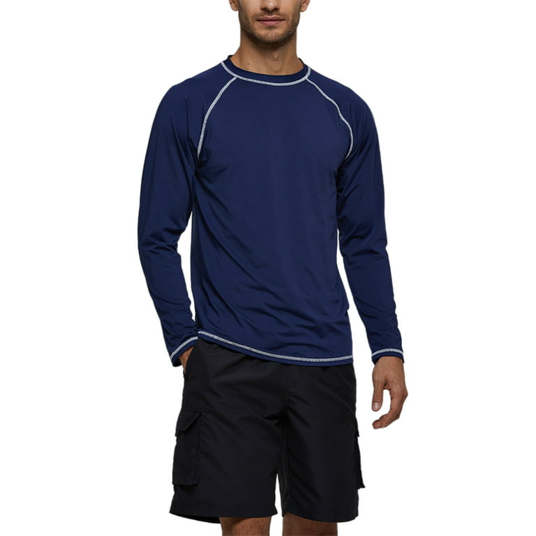 CVLIFE Men's Performance UPF 50+ UV/Sun Protection Surfing T-Shirt Long  Sleeve Swim Top Swim Shorts Running Hiking Boys Swimsuit Swimwear Trunks  Pants