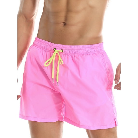 CVLIFE Mens Swim Trunks Board Shorts Bathing Suits Elastic Waist Surfing Swim Shorts Summer Swimsuit Swimwear Casual Beach Pant Pocket