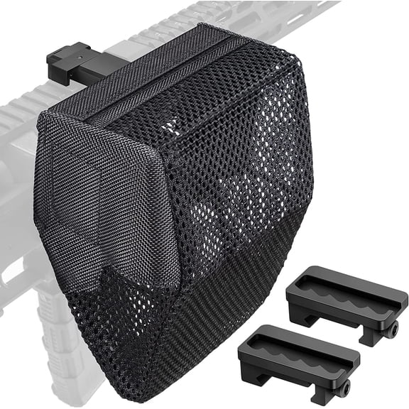 CVLIFE Pic Rail Brass Catcher Mesh Shell Catcher Quick Release Casing Catcher Zipper Bottom Brass Collector for Quickly Unload