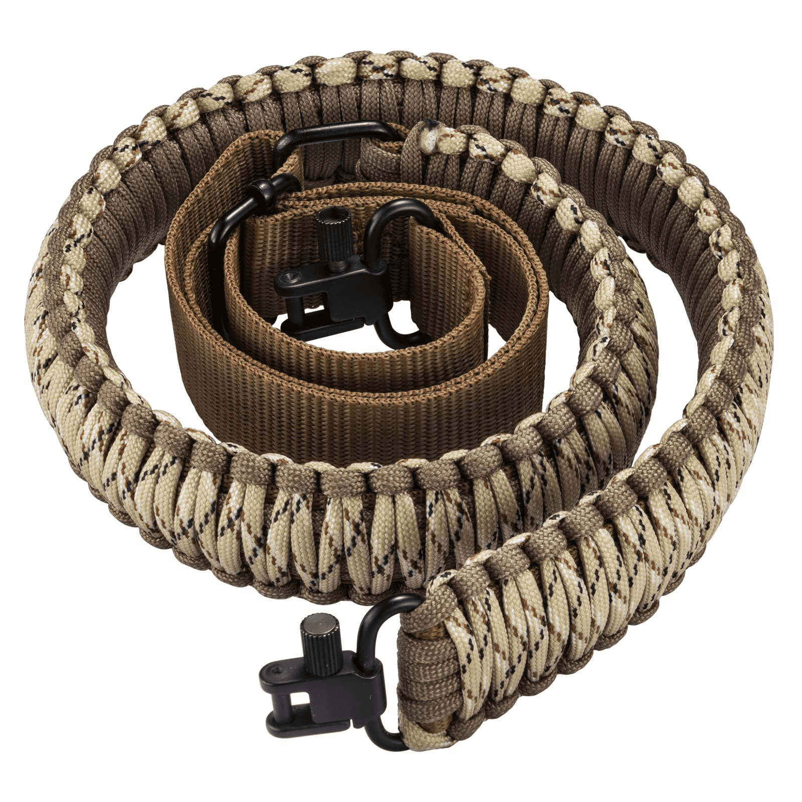 CVLIFE Rifle Sling 550 Paracord Sling 2 Point Sling with TriLock