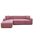 thumbnail image 1 of CVLIFE Sofa Printed Stretch Polyester Slipcover, Pink, 1 of 8