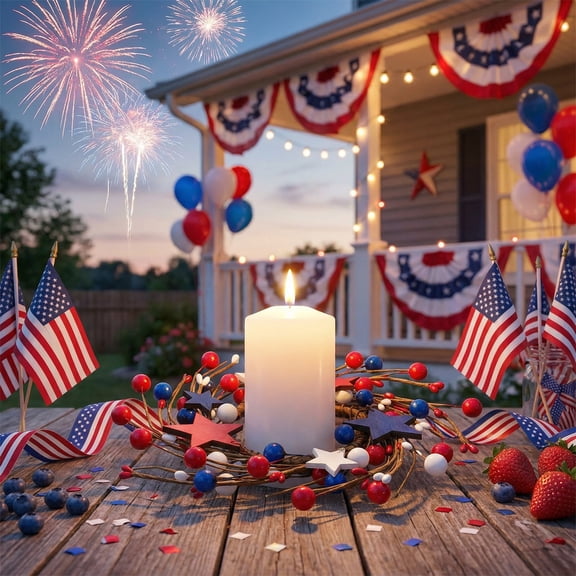 CVLNCYCLING 4th Of July Decorations Outdoor, Independence Day Decorations for Home, Festive Independence Day Decor for Yard & Garden