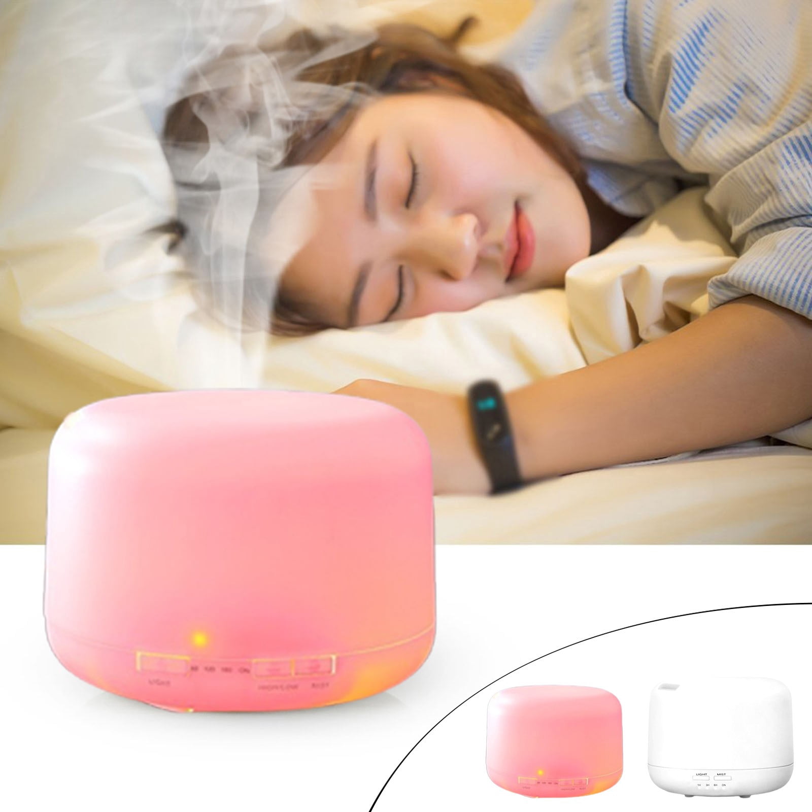 CVLNCYCLING 500ml Bedroom Portable Humidifier, USB Charging Home Baby Room Car Cold Mist Ultrasonic, Spray Large Capacity Top-Fill, Quiet
