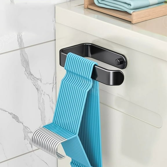 CVLNCYCLING Bathroom Balcony Wall Drying Rack, No Punching Hooks Wall Mounted Sorting Rack, Space Saving Clothes Hanger, Durable and Strong Closet Organizers for Home