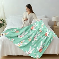 CVLNCYCLING Blanket,Blankets and Throws,Cooling Blankets,Easter Flannel Blanket,Blanket Seasonal,Throw Blankets Under $10,Cozy Warm and Lightweight,50x60 Blanket