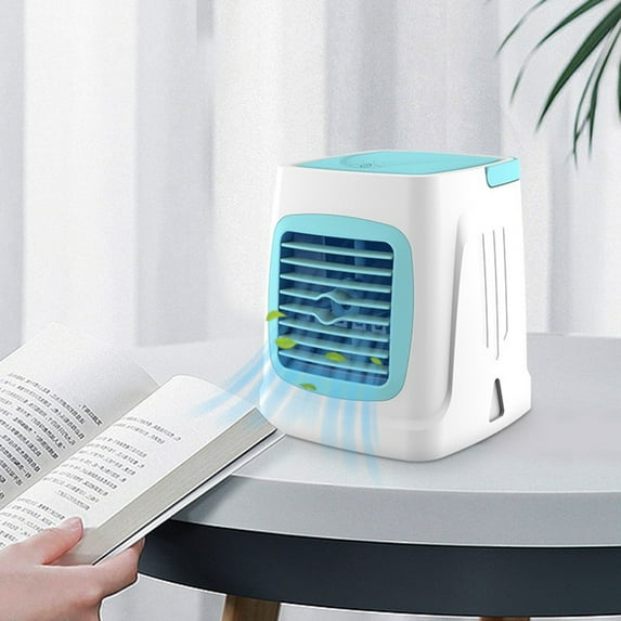 CVLNCYCLING Clearance Air Cooling Fan for Home,Quiet Air Cooler,Portable Air Conditioner with 3-Speed LED Light for Home Office Bedroom