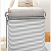 CVLNCYCLING Clearance Extra Large Storage Bags,Hefty Storage Bins with Lids,Fabric Storage Bins,For Clothing, Blanket, Comforters, Bed Sheets, Pillows And Toys