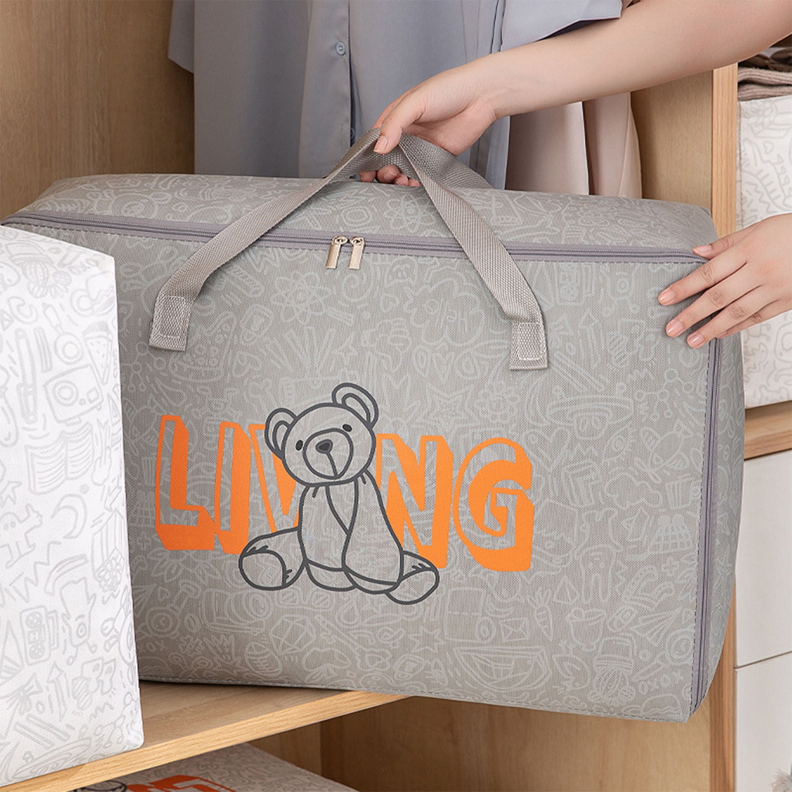 CVLNCYCLING Clearance Extra Large Storage Containers,Hefty Storage Bins