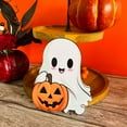 thumbnail image 1 of CVLNCYCLING Clearance Halloween Decoration Indoor,Halloween Party Favors,Halloween Cute Ghost Tray Ornament Ghost Pumpkin Desktop Ornament for Halloween Home Indoor Outdoor Bar Decoration, 1 of 6