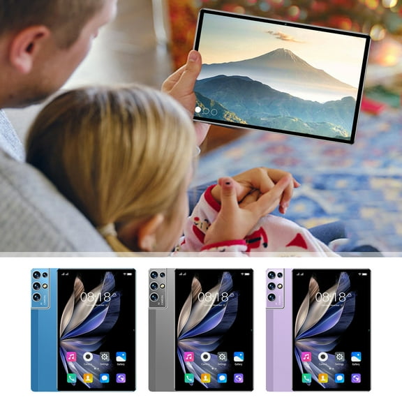 CVLNCYCLING Clearance Kids Tablet,All-new Tablets 2+16G Ultra-thin HD Display 2.4G/5G WiFi 256G Of Memory Android Tablet Learning Game Video Office Tablet Supports SIM Communication