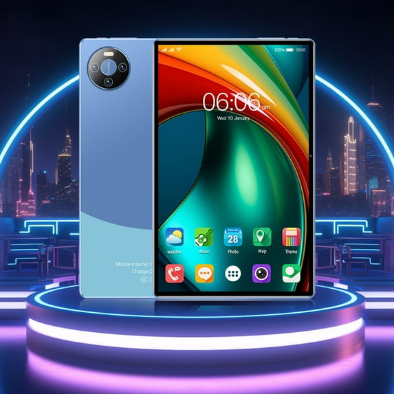 CVLNCYCLING Clearance Kids Tablet,Android13.0 Tablet 10.1 Inch Touchscreen 1280x1080P Full HD Display 5G Wifi Tablet Real 4GB RAM+64GB ROM And 512GB Expand Memory GPS Bluetooth SIM Communication