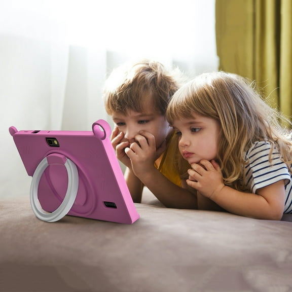 CVLNCYCLING Clearance Kids Tablets Ages 6-12,7-inch Children's Tablets Computer WiFi Bluetooth Android Tablets Children's Early Education Learning Machine Parent-child Gift Machine Built-in Cameras