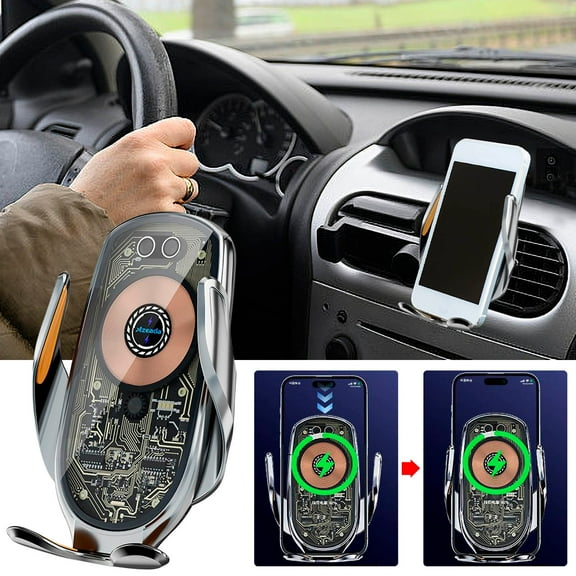 CVLNCYCLING Clearance Phone Holders for your Car,Wireless Car Charger,Phone Holder for Car Vent,Car Phone Holder Mount,for All iPhone Android Phone