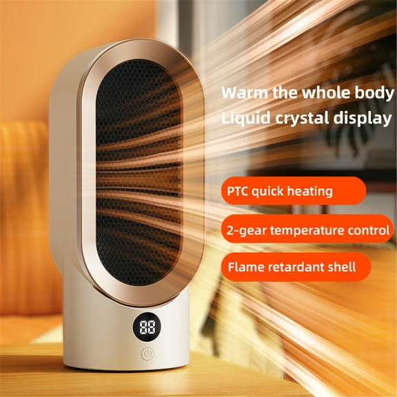 CVLNCYCLING Clearance Space Heater,Desktop Small Home Heater Hot Wall Mounted Heater Fan,Heaters for Indoor Use,Desk Heater,for Car Indoor Home Dorm Office