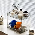 thumbnail image 1 of CVLNCYCLING Corner Shower Caddy,Organizer Bathroom Shower Shelves,Desktop Shelf Transparent Three-layer Household Storage Shelf for Bathroom,Kitchen,Countertop, 1 of 8