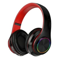 CVLNCYCLING Headphones for Kids,Over-Ear Headphones,Bluetooth 5.0 Subwoofer Head-Mounted Foldable Headphones - Built-in Mic Wireless Call Folding Stereo Noise Cancellation Christmas Gifts