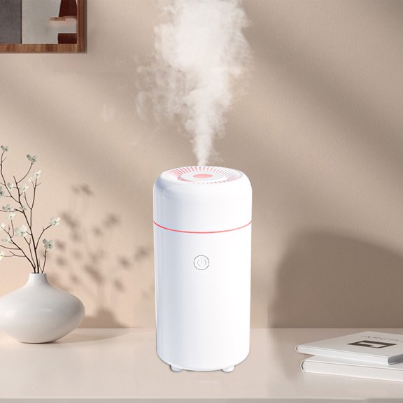 CVLNCYCLING Humidifier Car Aromatherapy Machine, 7 Kinds of Lights Portable 100ml Cold Mist Diffuser, Type-C Ultrasonic Cool Mist for Car Home Office