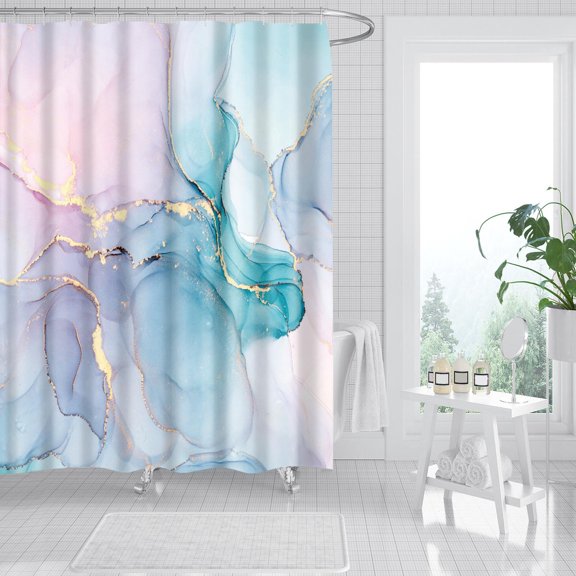 CVLNCYCLING Shower Curtain Sets,Fabric Shower Curtain,Various Patterns Shower Shower Curtain Bathroom Shower Curtain Digital Printing Polyester Shower Curtain,for Bathroom Hotel 72x72 In