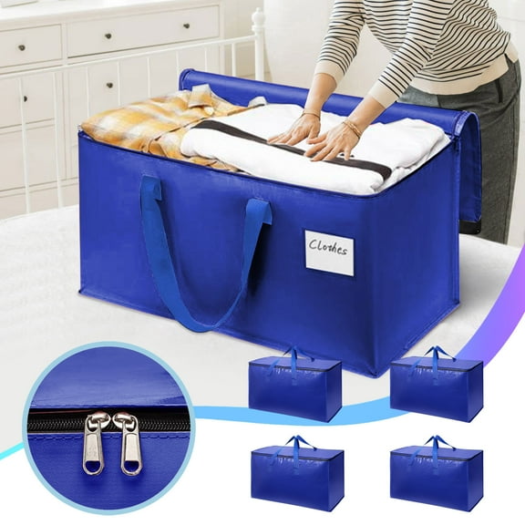 CVLNCYCLING Storage Bags for Blankets,Large Capacity Closet Wardrobe Storage Box,Comforter Storage Bag,for Clothing,Blanket,Comforters,Bed Sheets,Pillows And Toys