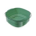 thumbnail image 1 of CVLNCYCLING Strainer,Colander,Strainers for Kitchen,Plastic Colander,Plastic Colander,Strainer with Handle,Colander with Handle,Beautiful Colander,Mini Colander for Wash,Drain Vegetables and Fruit, 1 of 7