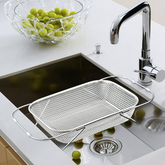 CVLNCYCLING Strainer,Colander,Strainers for Kitchen,Strainer with Handle,Colanders Strainers,Fruit Colander,Small Colander for Draining Pasta,Vegetable and fruit