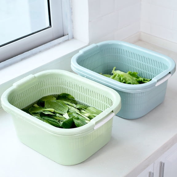 CVLNCYCLING Strainer,Colander,Strainers for Kitchen,Strainers and Colanders,Colanders Strainers,Strainer Basket,Big Colander for Wash Fruits Vegetables Rice