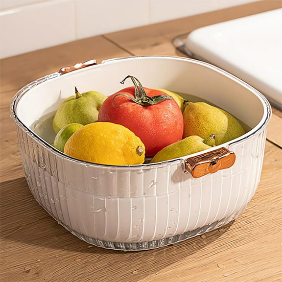 CVLNCYCLING Strainer,Colander,Strainers for Kitchen,Strainer with Handle,Colander Set,Strainer Basket,Mini Colander for Wash Fruits Vegetables Rice