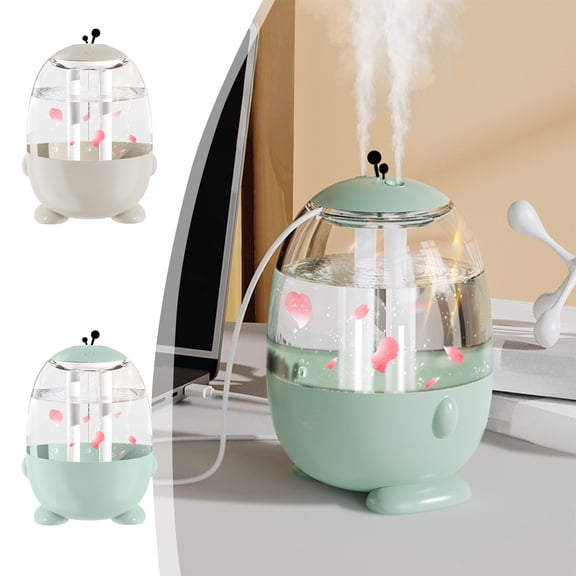 CVLNCYCLING Warm Moisture Humidifier, Warm Steam Vaporizer Humidifier with Night Light, Bedroom, Visible Mist