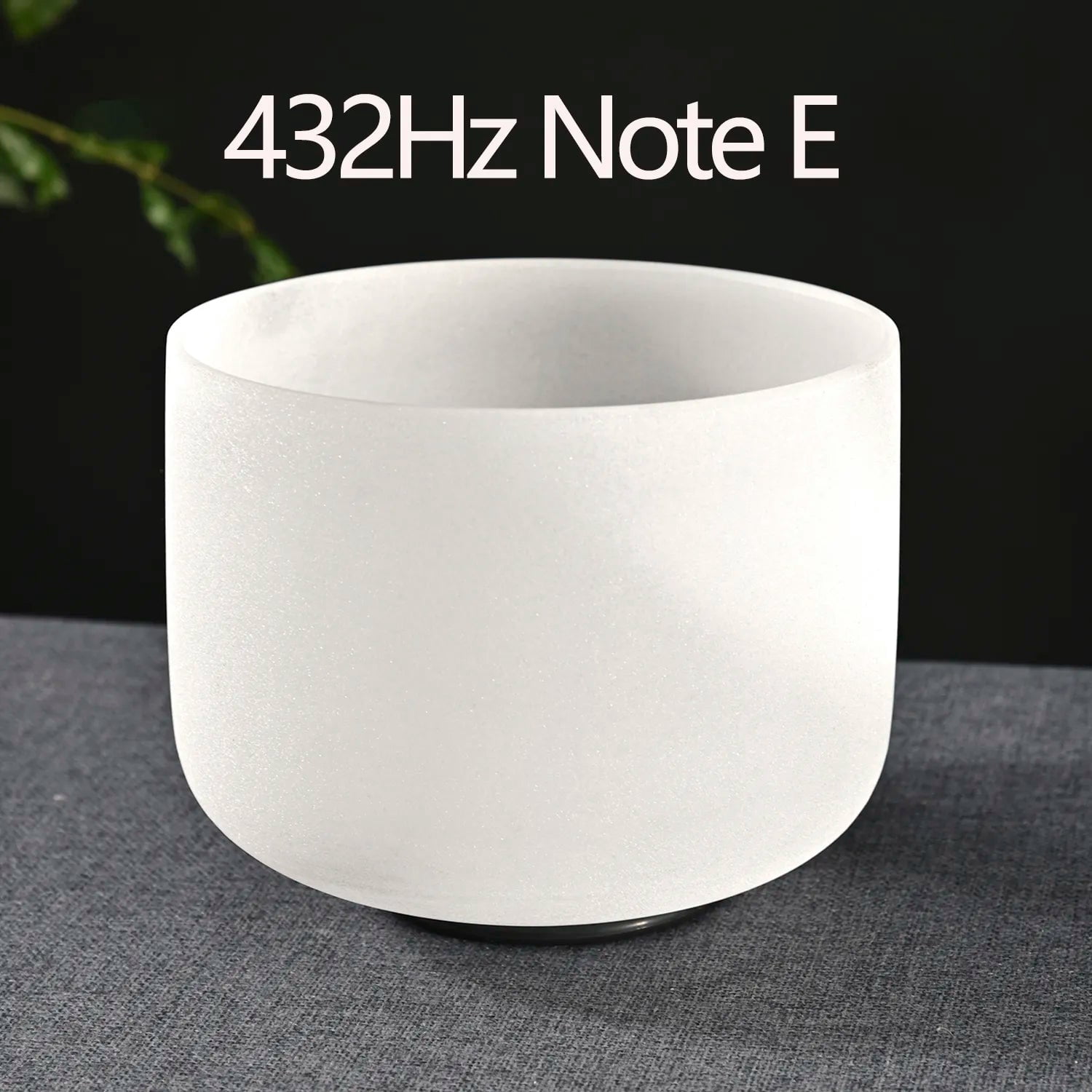 CVNC 12 Inch Chakra Frosted Quartz Crystal Singing Bowl for Sound ...