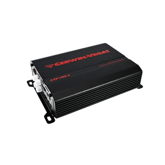 Cerwin-Vega CVP1400.4 CVP Performance 1400w Max 4-ch Small Chassis Amplifier 90WX4@4 RMS / 140WX4@2 RMS