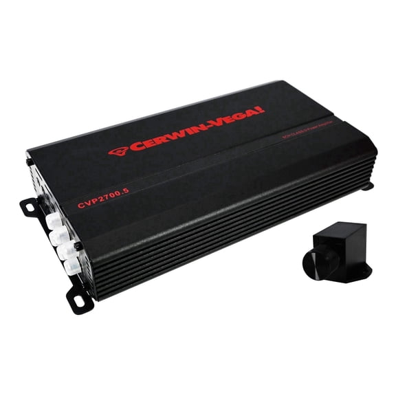Cerwin Vega Cerwin Vega CVP2700.5 CVP Performance 2700W Max 4-ch Small Chassis 90WX4 + 600WX1@4 RMS / 210WX4 + 650WX1@2 RMS