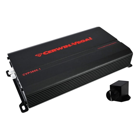 Cerwin Vega CVP3600.1 Cvp Performance 3600W Max 1-Ch Small Chassis Amplifier 580W@4 Rms / 900W@2 Rms
