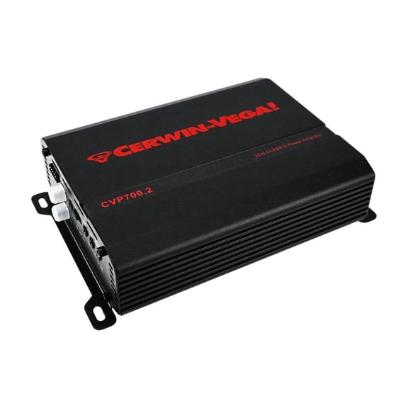 Cerwin Vega CVP700.2 Cvp Performance 700W Max 2-Ch Small Chassis Amplifier 90Wx2@4 Rms / 160Wx2@2 Rms
