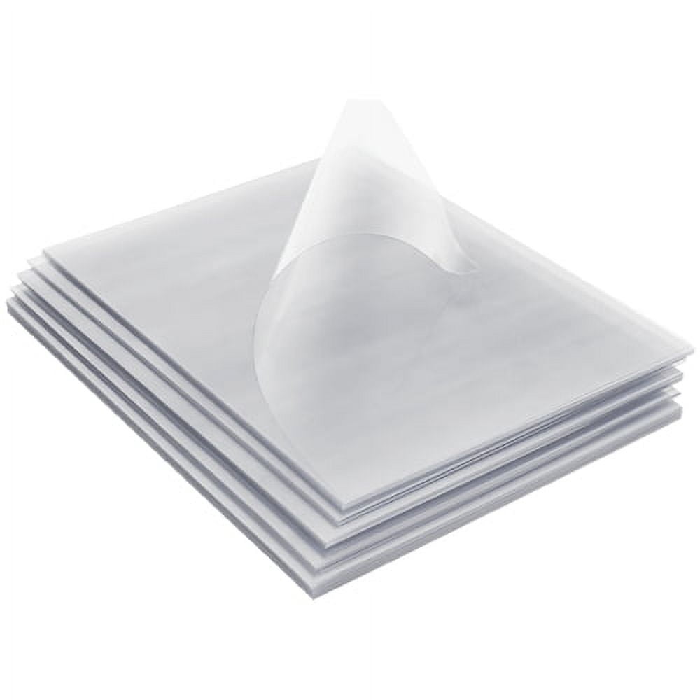 7 Mil 8-1/2 x 11 Clear PVC Binding Covers with Tissue Interleaving (Qty 100) by Lamination Depot