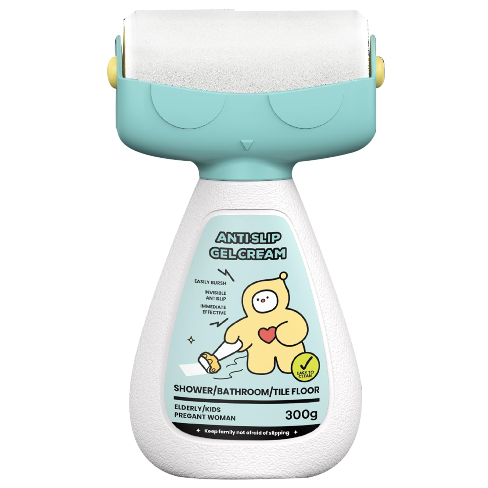 CVRGV Anti Slip Gel Floor Treament for Shower Bathroom Tile Floor to