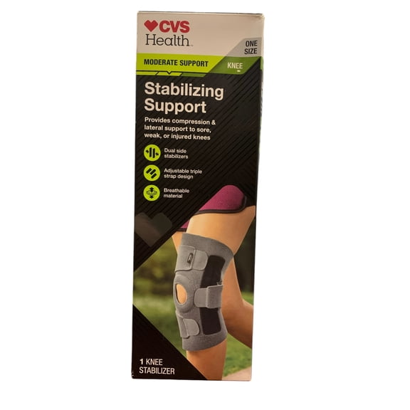 CVS Adjustable Stabilizing Knee Support - One Size, Moderate Support