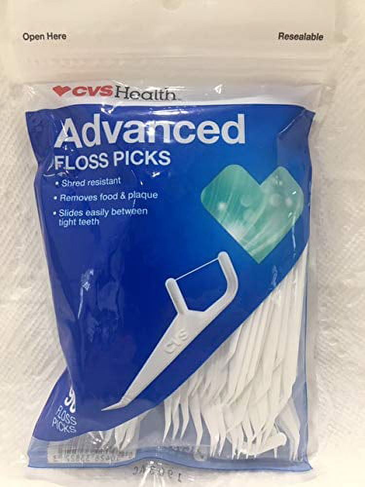 CVS Health Advanced Floss Picks, 90CT