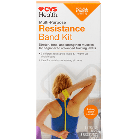 CVS Health Multi-Purpose Resistance Band Kit