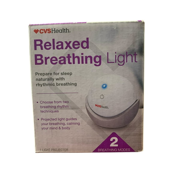 CVS Health Relaxed Breathing Light Rhythmic Breathing for Natural Sleep, 2 Modes