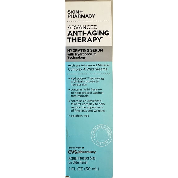 CVS Pharmacy Advanced ANTI-AGING THERAPY HYDRATING SERUM 1 oz.