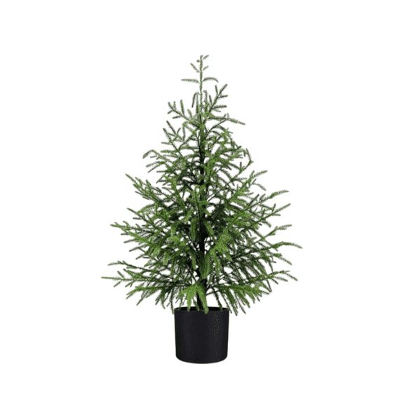 CVSOPHIA 2ft/23.6inch Small Christmas Tree, Artificial Christmas Potted Tree, Christmas Tree Decorations for Indoor Home Party Living Room Office Decoration,Green - #01,christmas decorations