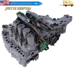 CVT Transmission Valve Body with Stepper Motor Compatible for Nissan Altima 2.5L 2007-2011 Replace JF011E RE0F10A