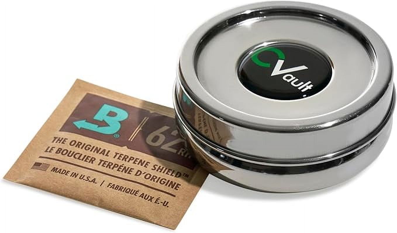 CVault by Boveda | 1/4 oz Twist Top Storage Container | Shatterproof ...