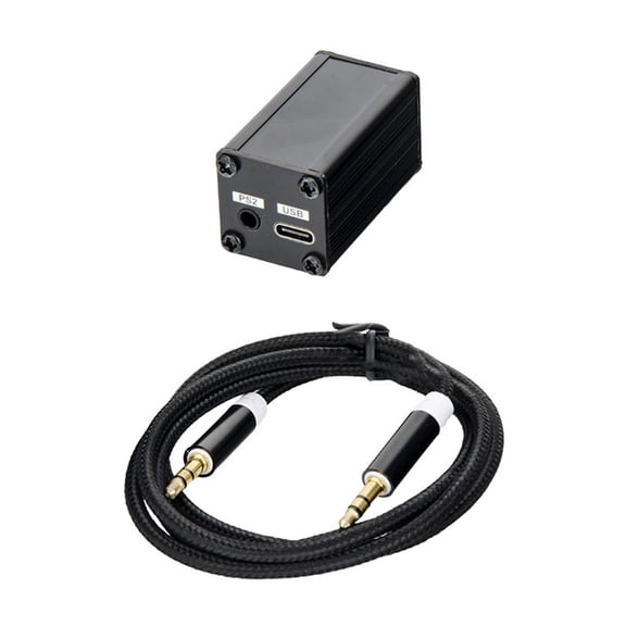 CW Decoder Adapter For HAMCUBE PRO Aluminum Alloy Portable Interface Enhanced Decoding Accuracy High Temp Resistant Dedicated CW Microphone For Morse Code Training