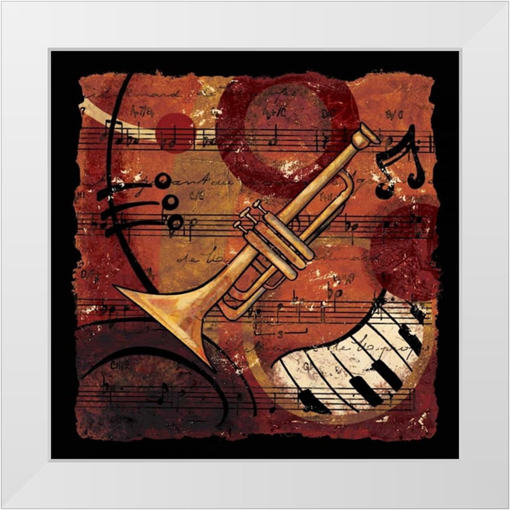 CW Designs Inc. 26x26 White Modern Wood Framed Museum Art