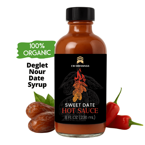 CW Dressings Sweet Date Hot Sauce, 8 fl oz