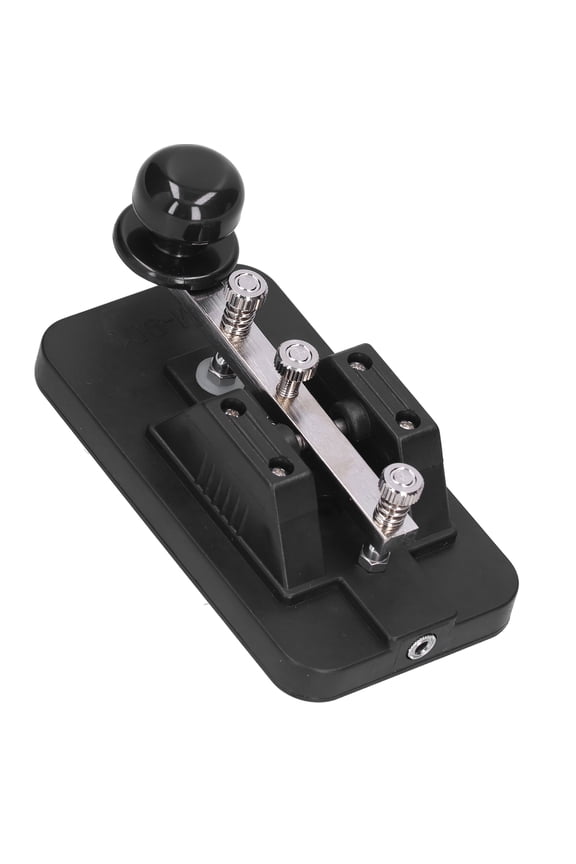 CW Key Morse Code Key, Telegraph Trainer Portable Manual Operation Easy Assembly with Buzzer for Beginner